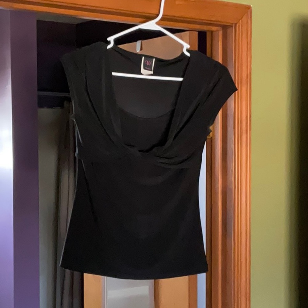 Elegant Black Women's Top